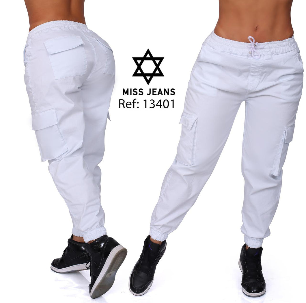 Jean Cargo Jogger Resortado 13401