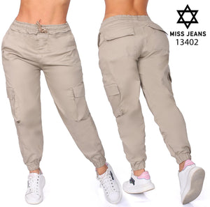 Jean Cargo Jogger Resortado 13402