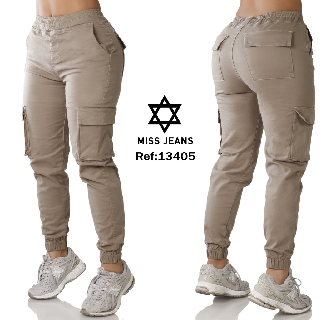 Jean Cargo Jogger Resortado 13405