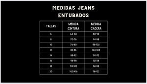 Jean Entubado Tipo Faja 12323